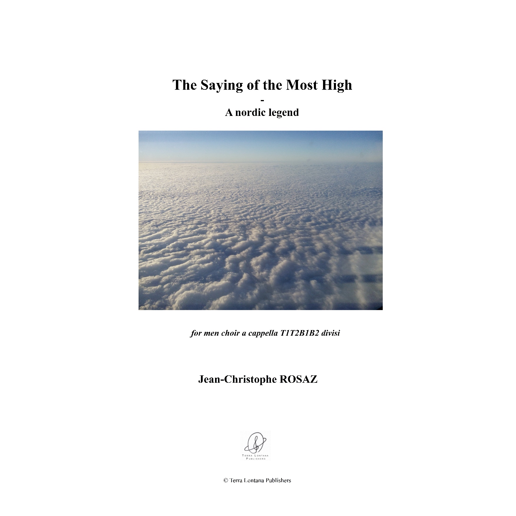 The saying of the most high - men choir a cappella