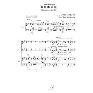 Aube printanière - 春 眠 不 觉 晓 - Chūn mián bù jué xiǎo - Dawn of spring