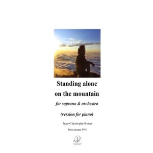Standing alone on the mountain