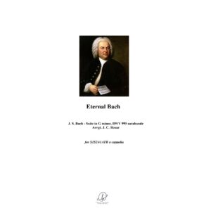 Bach - sarabande suite BWV 995 - SATB a cappella