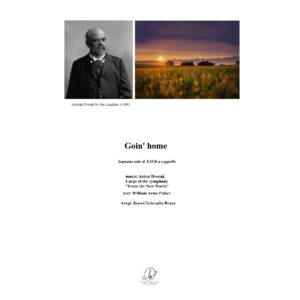 Dvořák  - Goin' home - S solo SATB a cappella