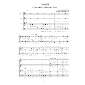 Psaume 50 - Le Seigneur parle et s'adresse aux vivants - for STAB a cappella