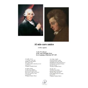 Mozart - Al mio caro amico - choir a cappella