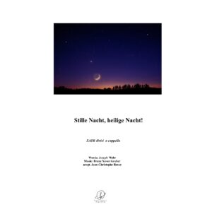 Stille Nacht, heilige Nacht! SATB a cappella