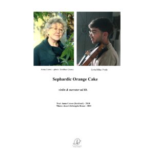 Sephardic Orange Cake - violin & speaking voice ad lib.