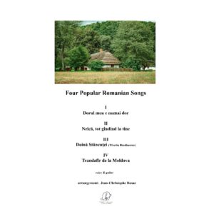 Four Popular Romanian Songs - voice & guitar