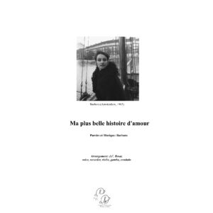 Barbara - Ma plus belle histoire d'amour - voice & 5 instruments