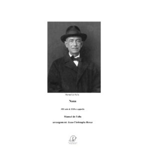 De Falla - Nana - mezzo-soprano & STB a cappella