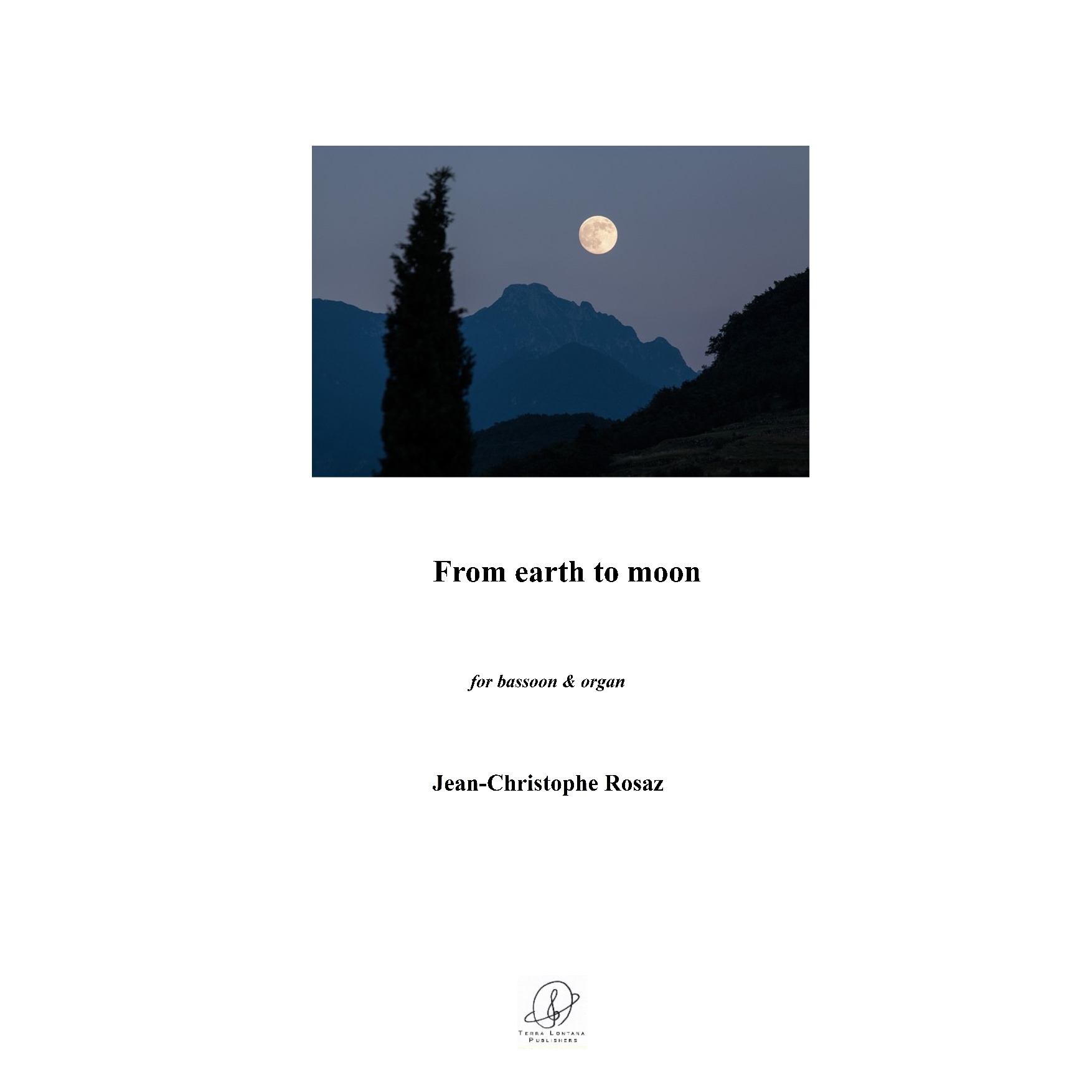 From earth to moon - bassoon & organ