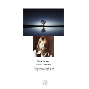 Slow down - solo voice & SATB a cappella