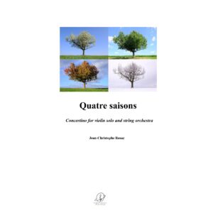 Quatre saisons - solo violin & string orchestra