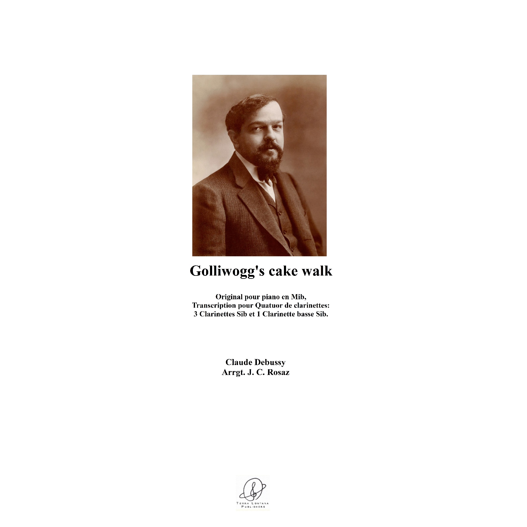 Debussy - Golliwogg's cake walk (Children's Corner) - arrgt. 3 cl, bass cl/ brass, saxophone quartet, guitar duo