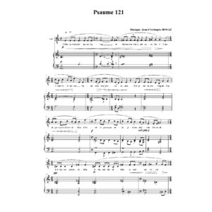 Psalm 121 - Shir Lama'alot - שיר למעלות - voice & keyboard