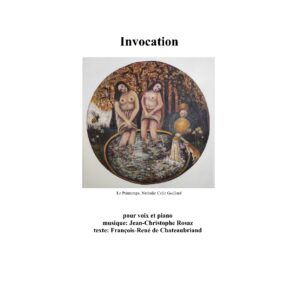 Invocation - voice & piano