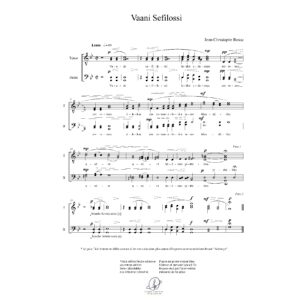 Vaani Sefilossi - men voices a cappella